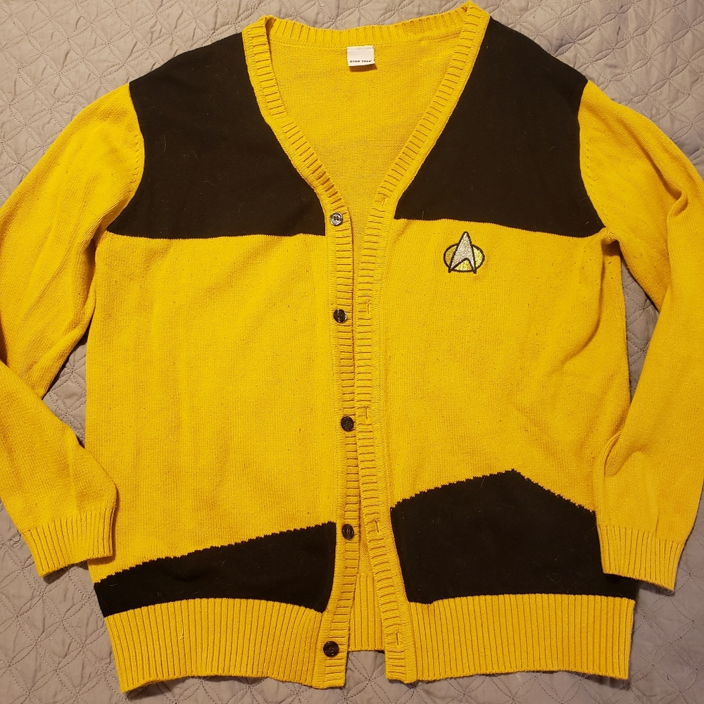 Star Trek TOS Sweater Cardigan XL